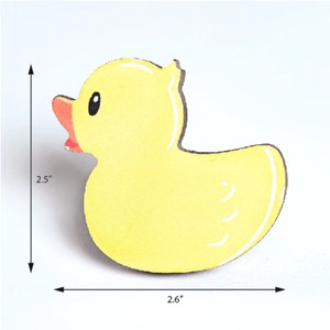 Nouvel Arrivage Poignées de tiroir et de commode pour enfants en bois d'acacia, motif canard, de haute qualité, durables, pour chambre et villa, style contemporain - Product Image 2
