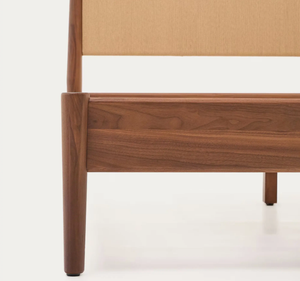 Base de Cama King Size de Madera de Teca Sólida, Estilo Moderno y Minimalista, Cabecera Delgada, Patas de Estilo Escandinavo, Muebles de Dormitorio, Garantía de 3 Años - Product Image 6