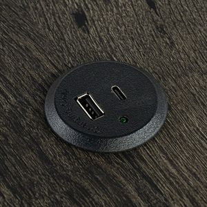 Set da Pranzo Moderno 3 Pezzi: Tavolo Marrone con USB e Cuscini Beige Trapuntati, Include 3 Sgabelli - Product Image 6