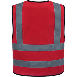Chaleco de seguridad económico de poliéster, reflectante, para trabajo y seguridad en el tráfico, con logotipo personalizado impreso, subido por Dress Sports - Product Image 5