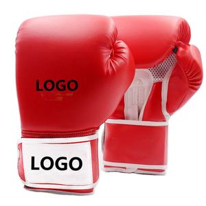 Guantes de cuero de alta calidad para boxeo, protectores de medio dedo con Logo personalizado, MMA - Product Image 1
