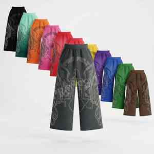 Pantalon de jogging respirant et léger avec design personnalisé, style streetwear, coupe confortable et ample, OEM ODM, pour homme et femme - Product Image 1