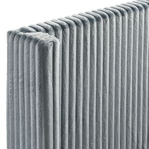 Cabecera Tapizada Mavela King Size Azul, Panel de Corduroy de Alta Calidad, Accesorio de Cama Premium - Product Image 3