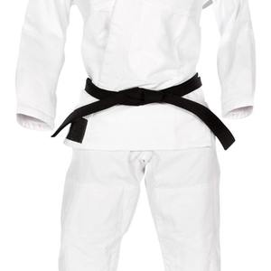 Uniforme de Karate Blanco para Adultos Unisex, 100% Algodón, Ropa de Artes Marciales Resistente, Corte Regular, Cinturón Negro Incluido - Product Image 3