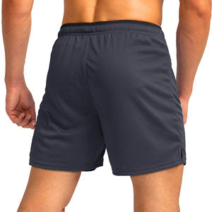 Running Short Men's Knitted Quick-drying Breathable Eco-friendly Double <b>Layer</b> Sport Workout Training Bodybuilding Running Short - Product Image 2