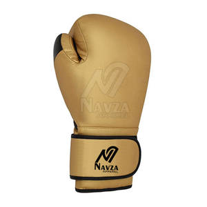Guantes de boxeo de cuero genuino en venta en línea, guantes de boxeo transpirables personalizados de marca privada - Product Image 3