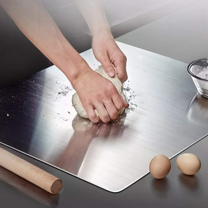 Planche à découper en acier inoxydable nouvellement arrivée, facile à nettoyer, épaisse, pour la découpe de viande et de légumes - Product Image 1