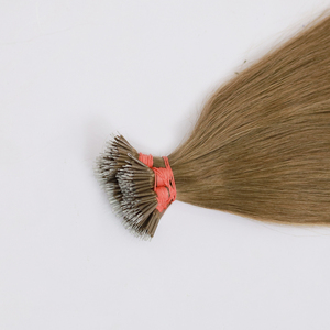 Extensiones de cabello rubio de punta plana Cabello virgen europeo Las mejores ofertas para Black Friday - Product Image 1