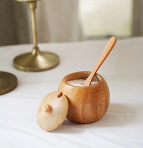 Nouvelles boîtes à épices en bois design, vente en gros d'organisateurs de cuisine, pots à sucre en bois - Product Image 1