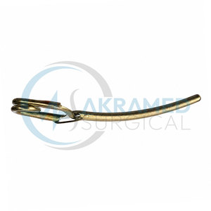 High Quality Yasargil Temporary Occlusion Clip 15mm Slightly Curved Jaw Stainless Steel <b>Neurosurgery</b> <b>Instrument</b> CE Certified - Product Image 1