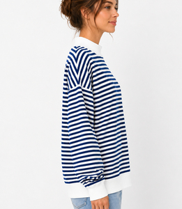 Sudadera Cálida y Cómoda para Mujer, Cuello Alto, Estilo Holgado, Informal, con Cuello Alto Elegante - Product Image 6