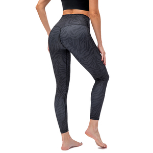 New Arrivals High Waisted Yoga <b>Leggings</b> with Custom logo Women Scrunch Butt <b>Seamless</b> Nylon Quick Dry Breathable <b>Leggings</b> - Product Image 2