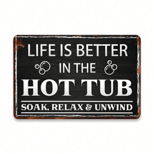 CIFbuy 8x12 Inch Vintage Rustic Aluminum Sign Wooden <b>Wall</b> <b>Decor</b> for TikTok for Temu Pick up Service 20.3x30.5cm - Product Image 1