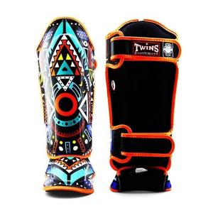 Nuevo Diseño, Protectores de Espinilleras Twins para Muay Thai y Kick Boxing, 100% Cuero Genuino de Alta Calidad, para Entrenamiento y Sparring - Product Image 4