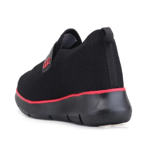 Black <b>Slip</b> <b>On</b> <b>Trainers</b> <b>for</b> <b>Men</b> Low Ankle Walking Footwear Breathable Athletic Sneakers Cushioned Comfort - Product Image 3