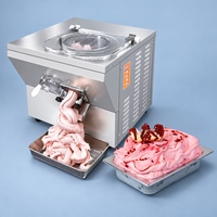 Mesin Pembuat Es Krim Gelato Komersial Kolice ICM-12 7L Silinder Vertikal 110V 1000W