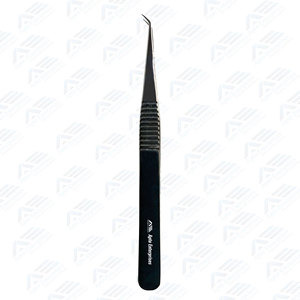 Pinzas para Extensión de Pestañas con Punta de Fibra Antiestática, Duraderas, con Logotipo Personalizado, de Acero Inoxidable, para Volumen, con Ángulo de 90 Grados - Product Image 4