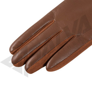 Top Comfortable , Breathable, Lightweight High Quality <b>Men</b> Dressing Breathable Leather & cashmere From Pakistan Fashion <b>Gloves</b> - Product Image 4