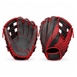 Gants de baseball de qualité supérieure en cuir véritable, pour intérieur et extérieur de terrain, design personnalisé, gants d'entraînement pour joueurs de baseball - Product Image 1