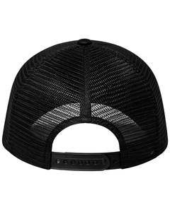 หมวกแก๊ปเบสบอลสีดำแบบกำหนดเอง ระบายอากาศได้ดี ด้านหลังเป็นตาข่าย ปรับขนาดได้ด้วยตัวล็อคแบบ Snapback  ไม่มีลาย  สามารถใส่โลโก้ได้  หมวกสำหรับกิจกรรมกลางแจ้งและกีฬา - Product Image 4