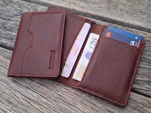 Custom Minimalist Genuine Leather <b>Card</b> <b>Holder</b> RFID Blocking <b>Credit</b> <b>Card</b> Case Men's Front Pocket Wallet LNCR-0014 - Product Image 5