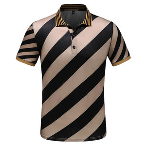 เสื้อโปโลซับลิเมชั่นคุณภาพสูงสำหรับสั่งซื้อจำนวนมาก เสื้อโปโลซับลิเมชั่นแบบกำหนดเองสำหรับผู้ชาย - Product Image 1
