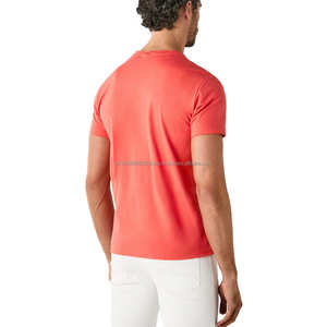 Camisetas de algodón pesado de 220 g/m² para hombre al por mayor, estampadas, de color liso, para verano, de manga corta, informales, lisas, 2026 - Product Image 4