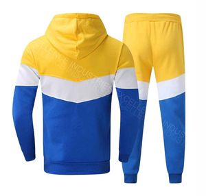 Ensemble de survêtement décontracté moderne en polaire à carreaux pour homme, léger, en polyester et coton, respirant et à séchage rapide - Product Image 3