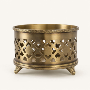 Porte-bouteilles à vin en laiton, support décoratif en métal de qualité supérieure pour bouteilles de vin, organisateur de présentation pour la maison, le bar, la cuisine, la salle à manger - Product Image 1