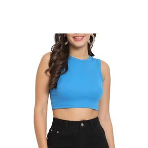 Haut court de sport respirant grande taille pour femme, personnalisable avec logo, pour yoga, gym, entraînement, soutien-gorge de sport, t-shirt, vêtement de sport, haut athlétique - Product Image 1