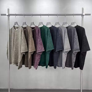 Camiseta Corta para Hombre, Diseño Exclusivo, Lavado Ácido, 100% Algodón, Corte Cuadrado, Transpirable, Talla Grande, Marca de Alta Calidad - Product Image 1