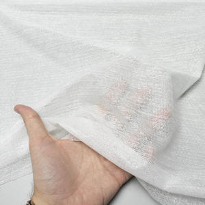Entoilage/Scrim 17 grammes Largeur 60 "100% Polyester brut Couleur blanche Vietnam de haute qualité pour le domaine de la veste et du vêtement - Product Image 1