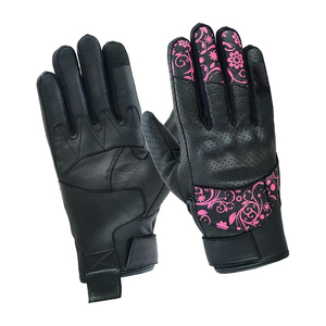 Guantes de cuero para motocicleta, guantes unisex ligeros, transpirables e impermeables para motocross y Dirt Bike - Product Image 4