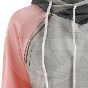 Pull à capuche surdimensionné Long pour femme, vêtement de rue décontracté avec logo personnalisé - Product Image 3