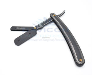 Maquinilla de afeitar recta, de acero inoxidable - Product Image 1