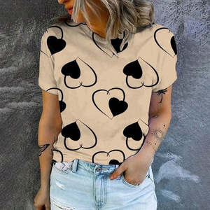 Camiseta de Mujer de Marca Personalizada Premium, Verano, Lisa, Informal, al por Mayor, Camiseta Lisa de Alta Calidad, Ajustada, Top de Moda para Mujer - Product Image 3