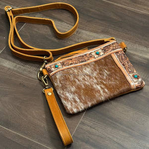 กระเป๋าถือสายหนัง2025สำหรับผู้หญิง, กระเป๋าถือดีไซน์หรูหราหนังวัวแท้สะพายไหล่มินิสำหรับผู้หญิงแฟชั่นหนังวัวแท้ - Product Image 4