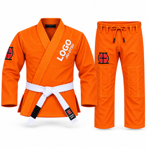 Kimono de Jiu Jitsu Brasileño BJJ Gi 100% Algodón Tejido Perla con Logotipo Personalizado, Uniforme Profesional de Grappling, Suministros Directos de Fábrica - Product Image 1