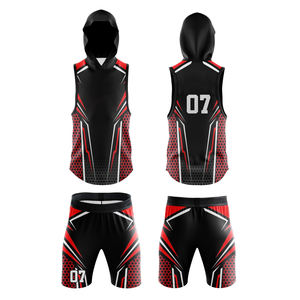 Ensemble d'uniformes de football personnalisés 7v7 entièrement sublimés pour adultes, coupe ajustée, respirant, confortable, avec nom d'équipe personnalisé - Product Image 1