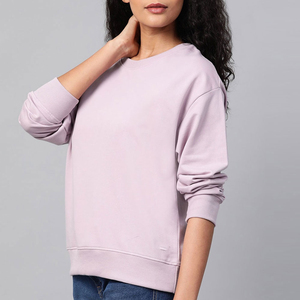 100% Cotton <b>Sweatshirts</b> Lightweight Eco-Friendly Quickdry O-Neck Streetwear Custom Logo - Product Image 2