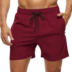 Summer Outdoor Casual Board Shorts Custom Logo <b>String</b> Anti-UV Breathable Lightweight 100% Cotton Mid Waist Men's Shorts - Product Image 3