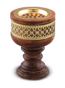 Lavie Creations LCa-24, brûleur d'encens en bois de bambou écologique anti-odeur, design tendance, cadeau festif pour le Ramadan et l'Aïd, élégant - Product Image 6