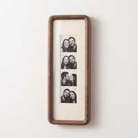 Whimsy Art Craft WAC-594 Bingkai Foto 4 Strip dari Kayu Walnut Solid Tahan Air, Ramah Lingkungan, Ringan, dan Bergaya Mid-Century