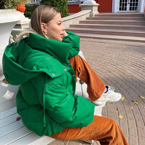 Chaqueta de Plumón para Mujer, Estilo Urbano Único 2026, Talla Grande, Transpirable, de Alta Calidad, Chaqueta Acolchada para Invierno - Product Image 3