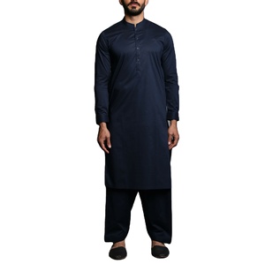 2024 algodón paquistaní hombres Shalwar Kameez étnico verano invierno hombres elegante transpirable Shalwar Kameez - Product Image 2