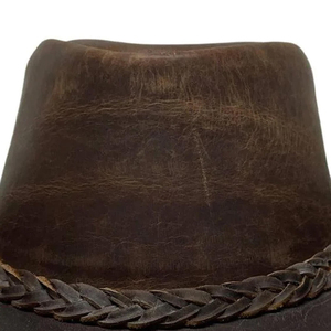 Genuine Leather Western Cowboy Hats for Men and Women New Fashion <b>Equestrian</b> Wear Leather Cowboy Hat Horse Riding Cowboy Hats - Product Image 6