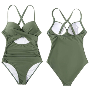 บิกินีและชุดชายหาดชุดว่ายน้ำชิ้นเดียวควบคุมหน้าท้องของผู้หญิง - Product Image 3