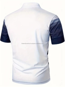 Nueva Camiseta de algodón de verano a la moda para hombre, ropa deportiva informal de manga larga, polos transpirables ajustados, polos para hombre - Product Image 3