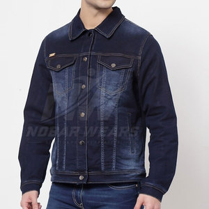 Outerwear Stylish Comfortable Layer for Cold Weather Street Style Mens Blue Jeans Winter <b>Jacket</b> <b>Slim</b> <b>Fit</b> Casual Fashion - Product Image 5