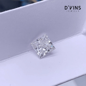 เพชรเจียรทรงปรินเซสสี D น้ำหนัก 2.57 กะรัต เกรด F VS2 ผลิตในห้องปฏิบัติการ ได้รับการรับรองจาก IGI จาก D'vins Jewels Wholesale สำหรับทำเครื่องประดับ - Product Image 2